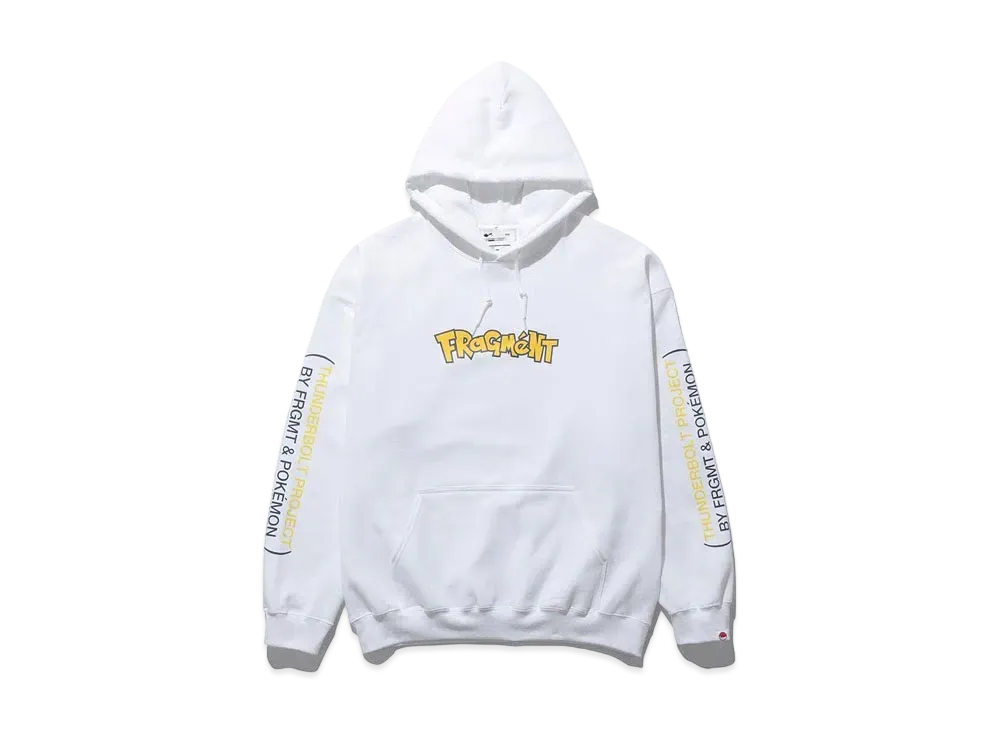 FRAGMENT x POKEMON THUNDERBOLT PROJECT PRINT HOODIE "White"