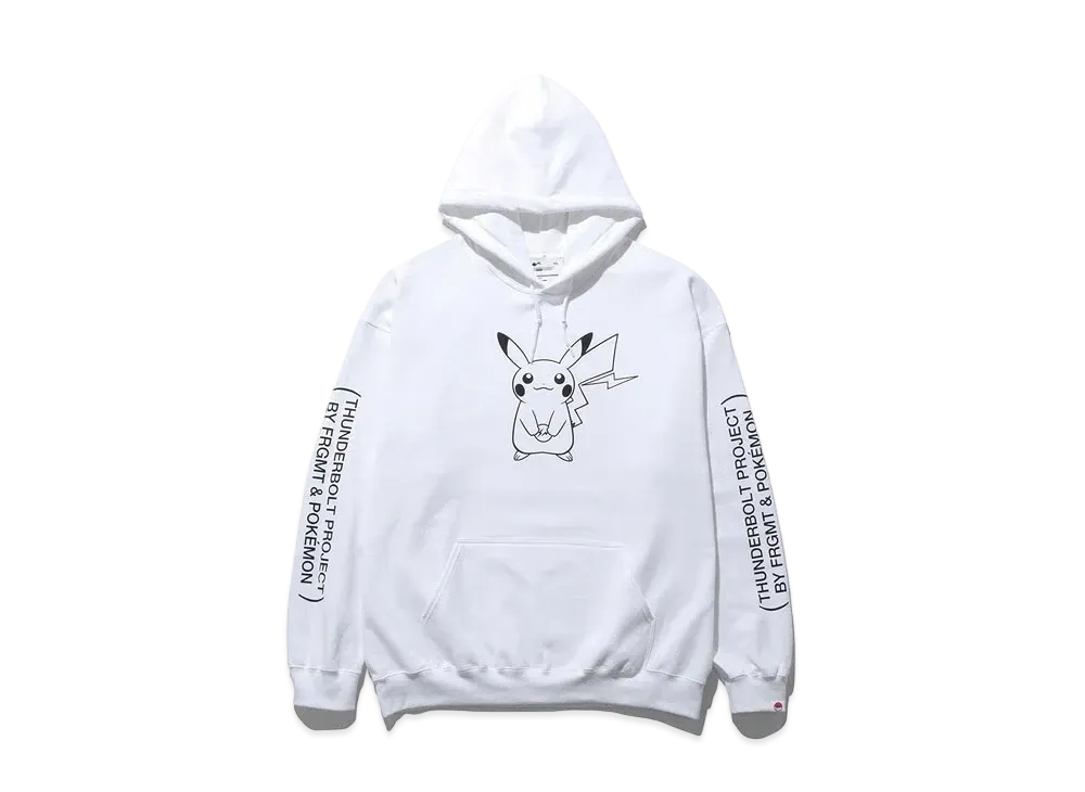 FRAGMENT x POKEMON THUNDERBOLT PROJECT PRINT HOODIE "White"