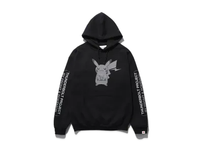 FRAGMENT x POKEMON THUNDERBOLT PROJECT PRINT HOODIE "Black"