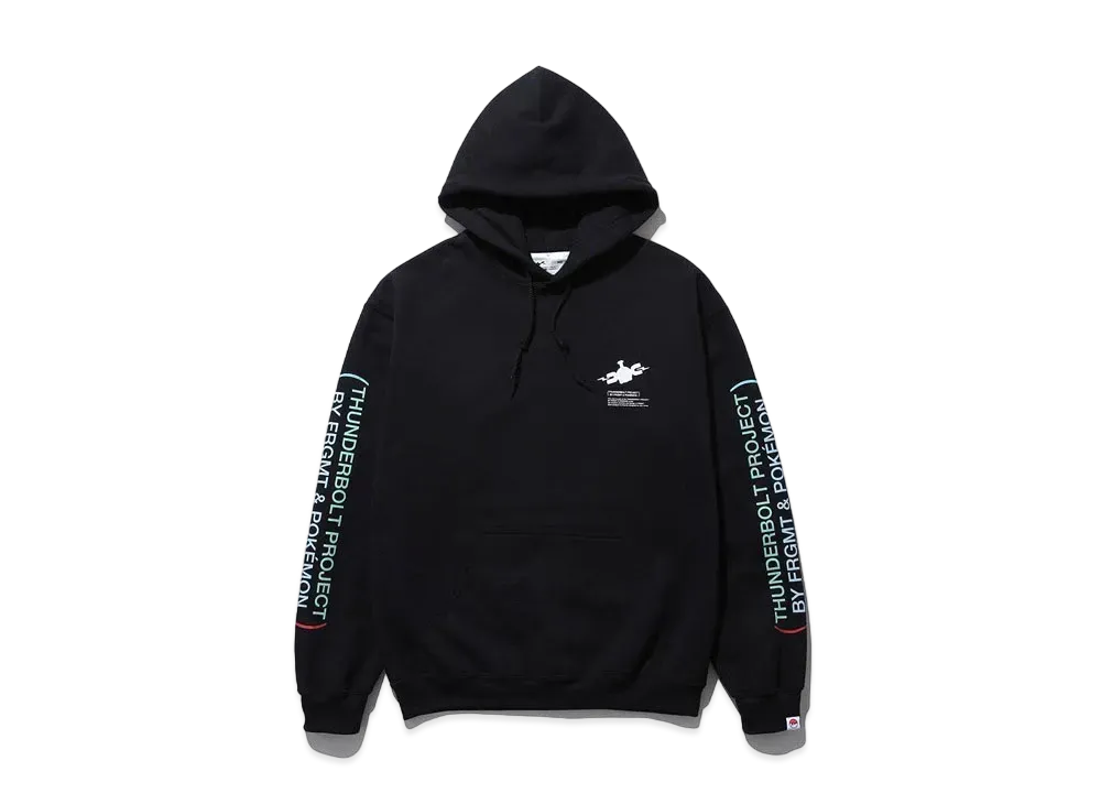 FRAGMENT x POKEMON THUNDERBOLT PROJECT PRINT HOODIE "Black"