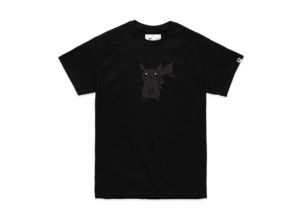 FRAGMENT x POKEMON THUNDERBOLT PROJECT PIKACHU REFLECTOR T-SHIRT "Black"