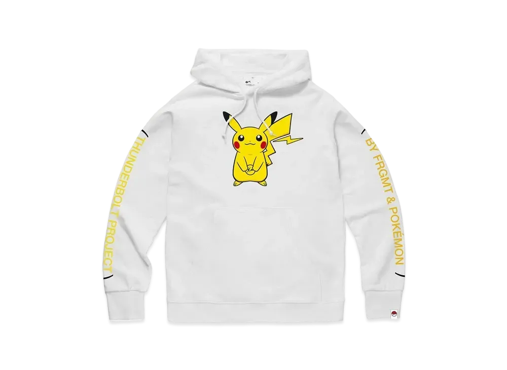 FRAGMENT x POKEMON THUNDERBOLT PROJECT PIKACHU HOODIE "White"