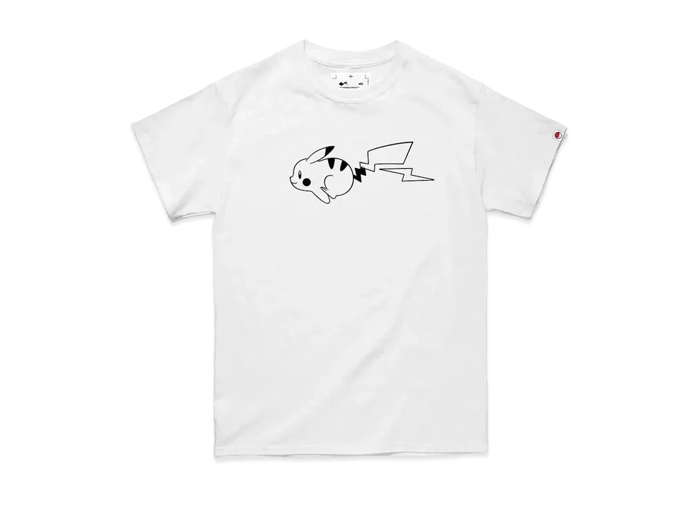FRAGMENT x POKEMON THUNDERBOLT PROJECT PIKACHU TEE "White"