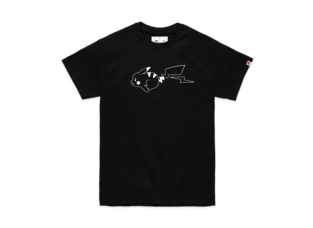 FRAGMENT x POKEMON THUNDERBOLT PROJECT PIKACHU TEE "Black"