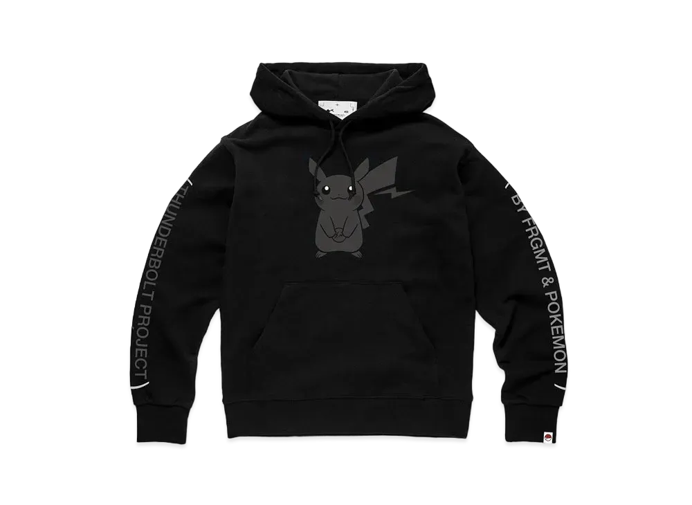 FRAGMENT x POKEMON THUNDERBOLT PROJECT PIKACHU HOODIE "Black"