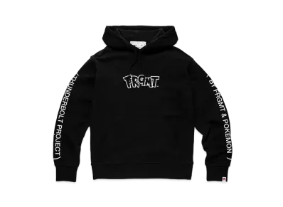 FRAGMENT x POKEMON THUNDERBOLT PROJECT LOGO HOODIE "Black"
