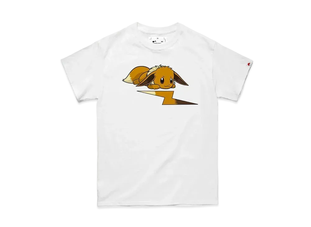FRAGMENT x POKEMON THUNDERBOLT PROJECT EEVEE T-SHIRT "White"