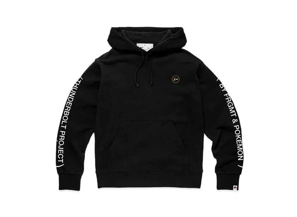 FRAGMENT x POKEMON THUNDERBOLT PROJECT PIKACHU HOODIE "Black"