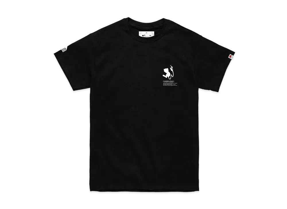 FRAGMENT x POKEMON THUNDERBOLT PROJECT MEW T-SHIRT "Black"
