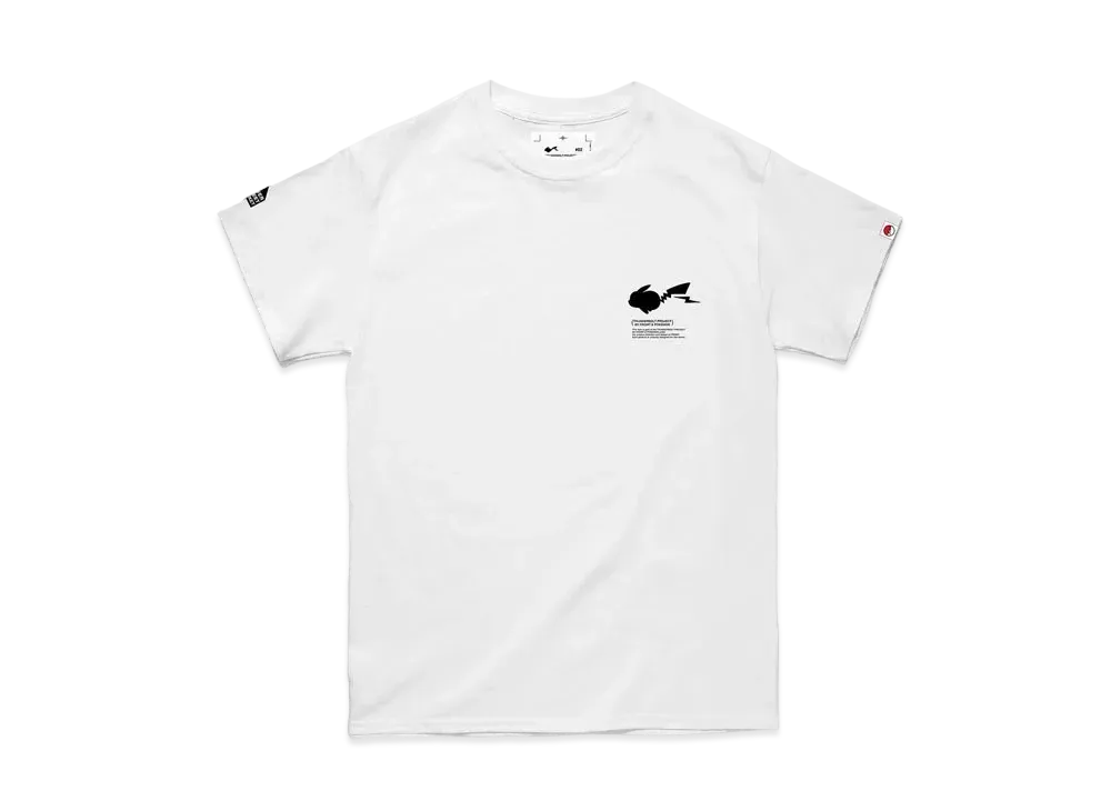 FRAGMENT x POKEMON THUNDERBOLT PROJECT PIKACHU TEE "White"
