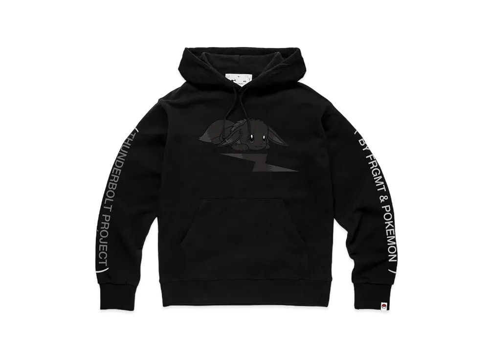 FRAGMENT x POKEMON THUNDERBOLT PROJECT EEVEE HOODIE "Black"