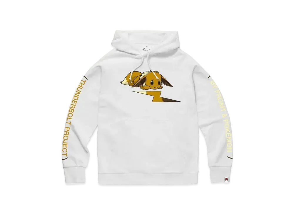 FRAGMENT x POKEMON THUNDERBOLT PROJECT EEVEE HOODIE "White"