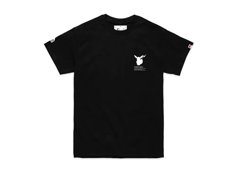 FRAGMENT x POKEMON THUNDERBOLT PROJECT EEVEE T-SHIRT "Black"