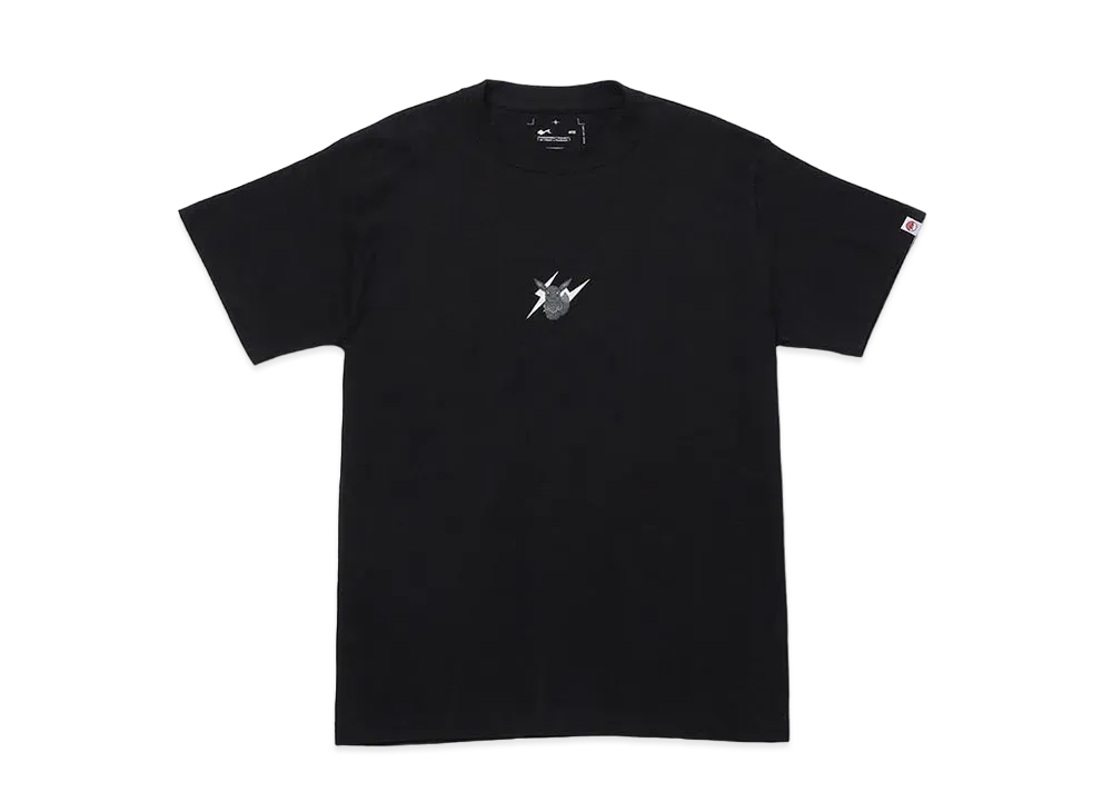 FRAGMENT x POKEMON THUNDERBOLT PROJECT LOGO_A TEE "Black"