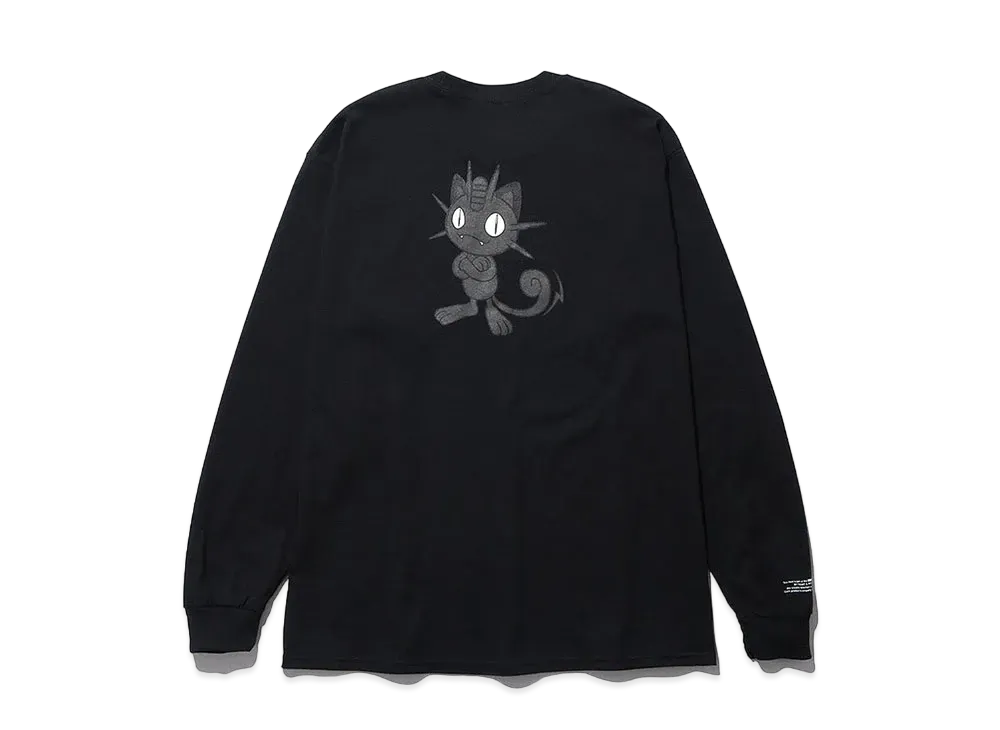 FRAGMENT x POKEMON THUNDERBOLT PROJECT PRINT L/S TEE "Black"