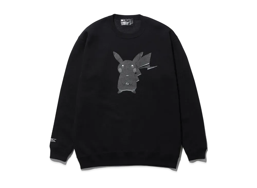 FRAGMENT x POKEMON THUNDERBOLT PROJECT PRINT SWEAT "Black"