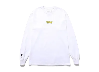 FRAGMENT x POKEMON THUNDERBOLT PROJECT PRINT L/S TEE "White"