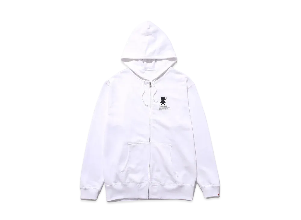 FRAGMENT x POKEMON THUNDERBOLT PROJECT PRINT ZIP HOODIE "White"