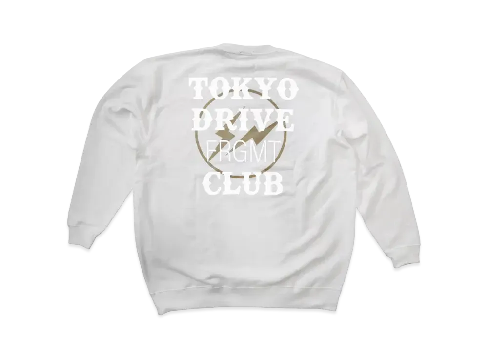 FRAGMENT x TokyoDriveCarClub Sweatshirt "White"
