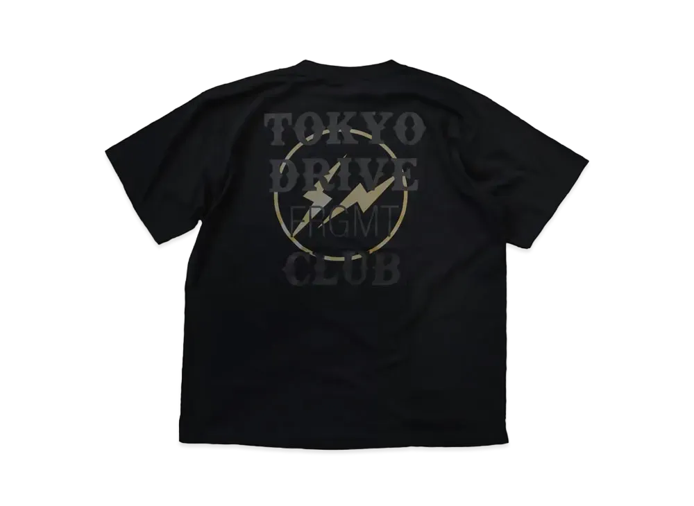 フラグメント x トウキョウドライブカークラブ Tシャツ "ブラック"