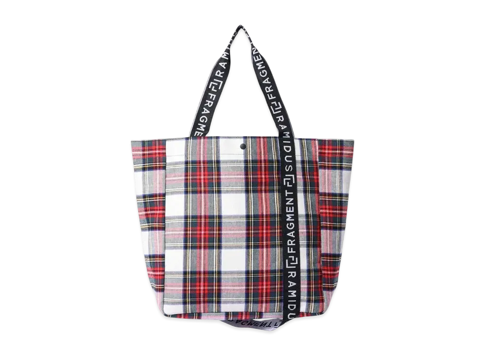 FRAGMENT x Ramidus 2024Aw Holiday Box Tote Bag L "White"
