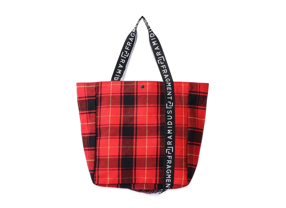 FRAGMENT x Ramidus 2024Aw Holiday Box Tote Bag L "Red"