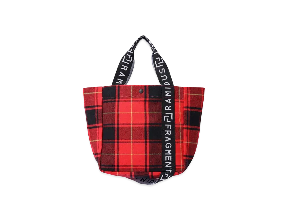 FRAGMENT x Ramidus 2024Aw Holiday Box Tote Bag M "Red"