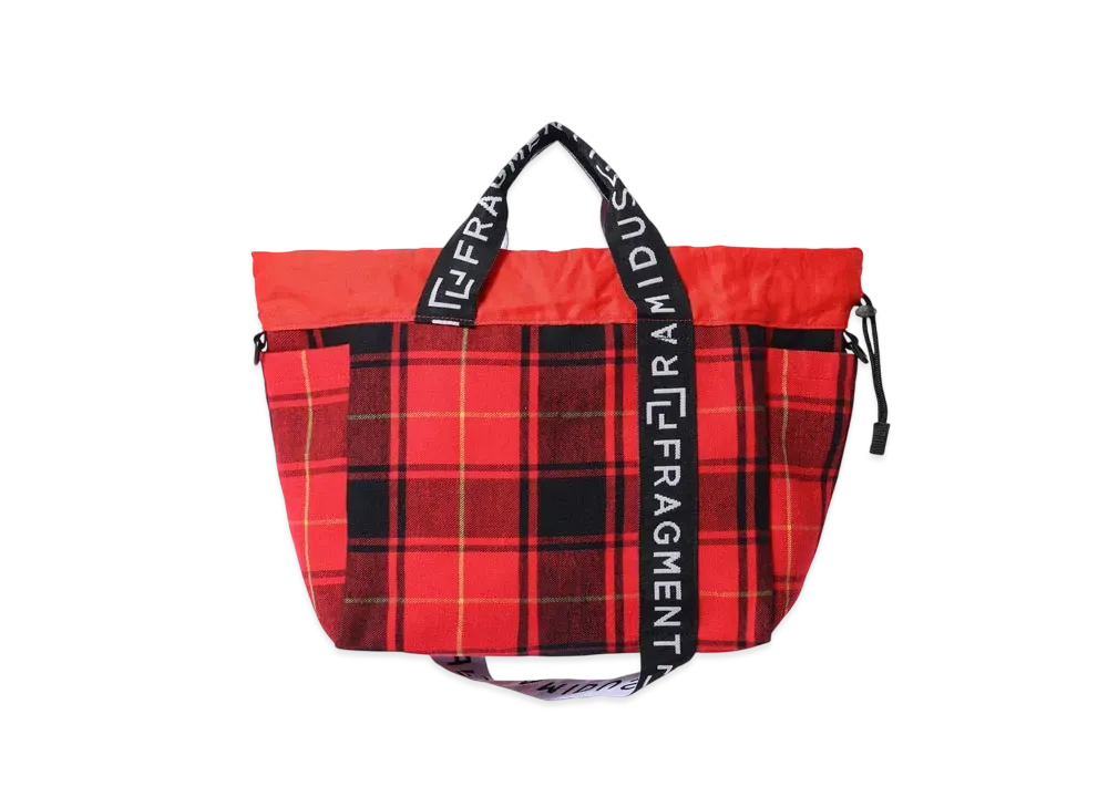 FRAGMENT x Ramidus 2024Aw Holiday 2Way Pouch M "Red"