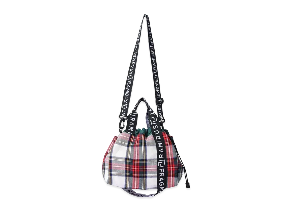 FRAGMENT x Ramidus 2024Aw Holiday 2Way Pouch S "White"