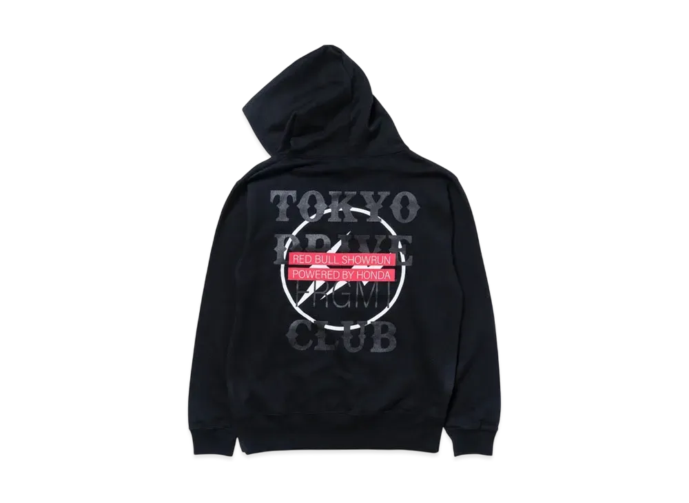FRAGMENT x Red Bull x HONDA x TokyoDriveCarClub Hoodie "Black Red"