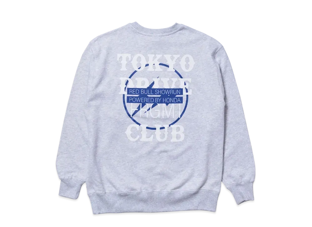 FRAGMENT x Red Bull x HONDA x TokyoDriveCarClub Sweatshirt "Ash Blue"