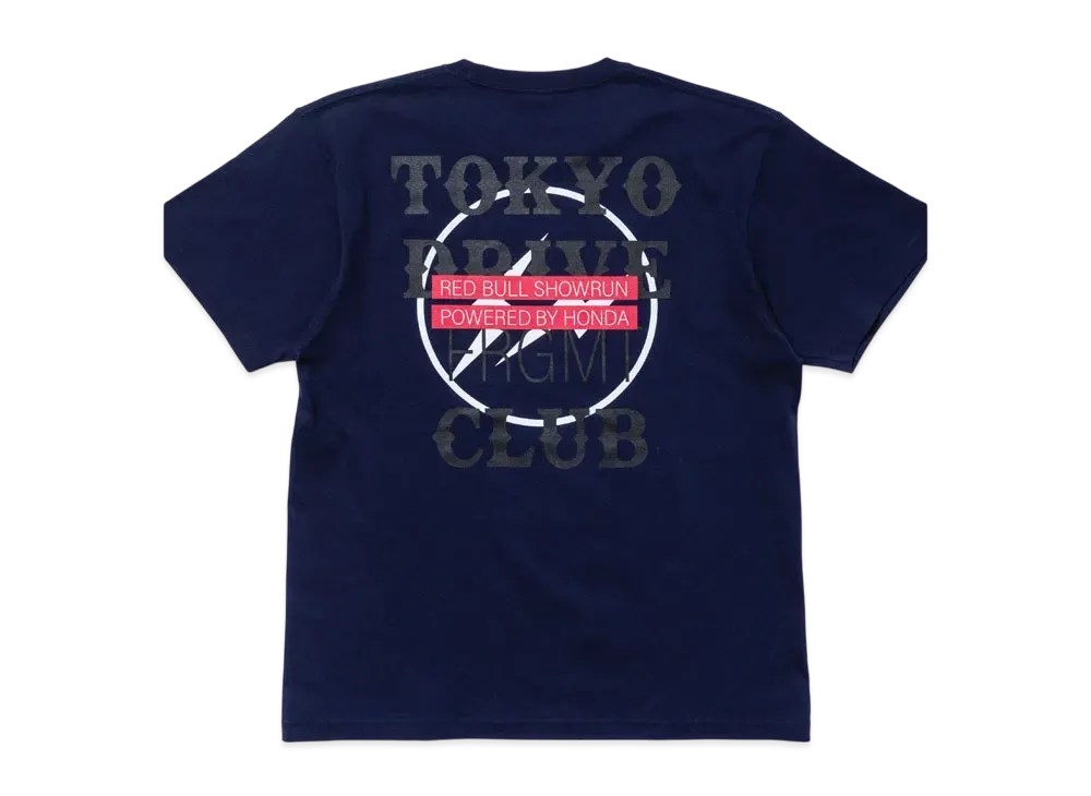 FRAGMENT x Red Bull x HONDA x TokyoDriveCarClub Tee "Navy Red"