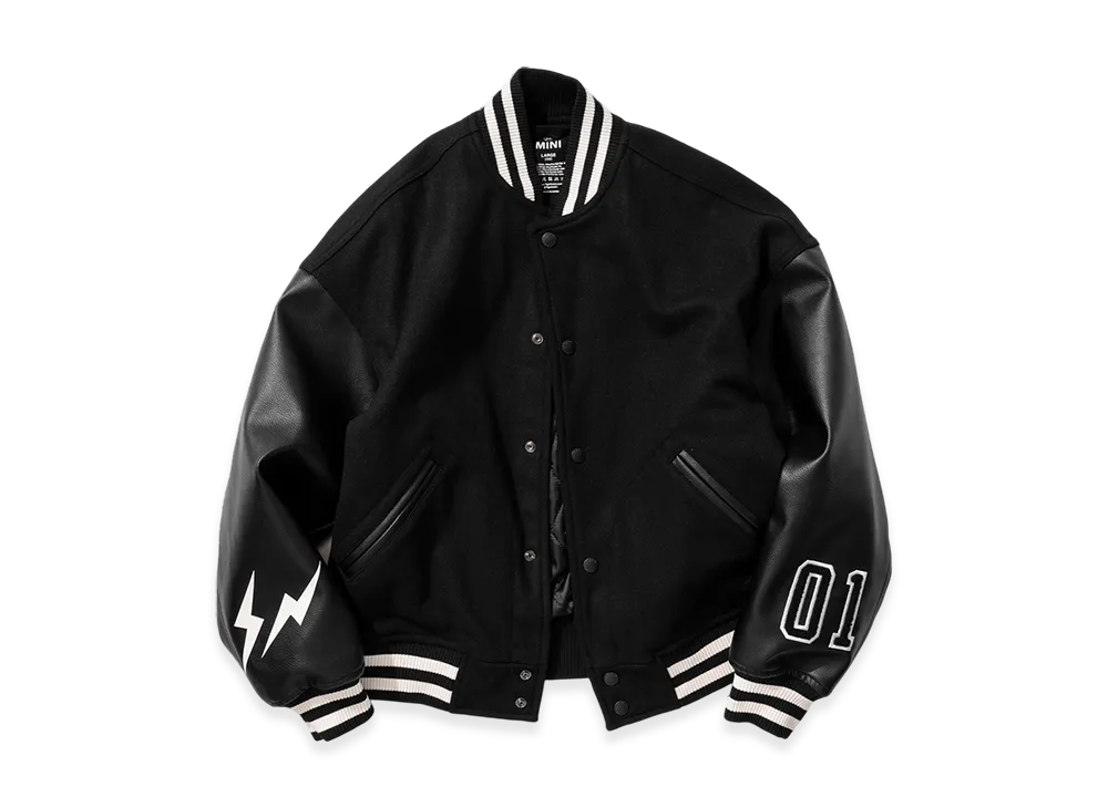 FRGMTMINI Wool Varsity Jacket "Black"
