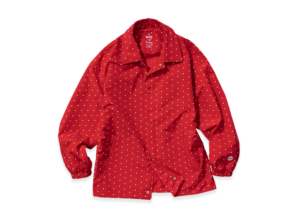 FRGMTMINI Dot Coach Jacket "Red"