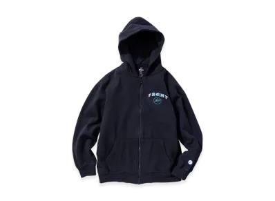 FRGMTMINI Mini Logo Zip Up Hoodie "Navy"