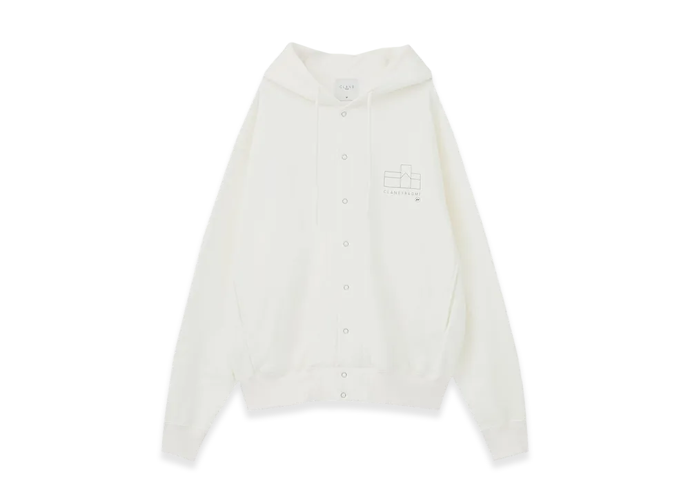 FRAGMENT x CLANE Hoodie "White"