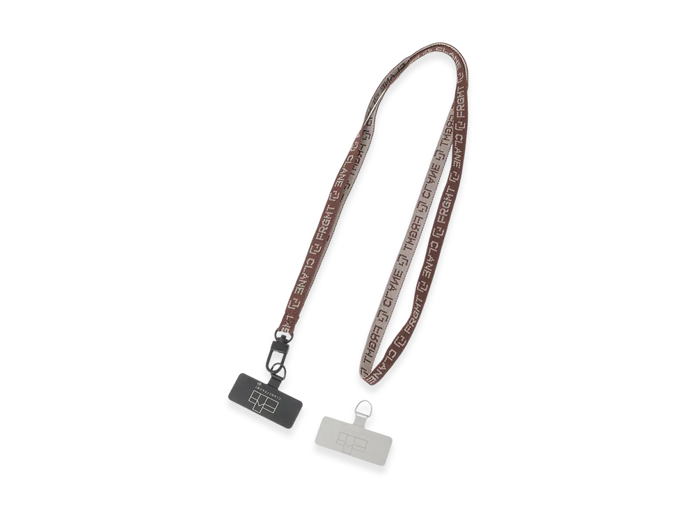 FRAGMENT x CLANE Phone Strap "Brown"