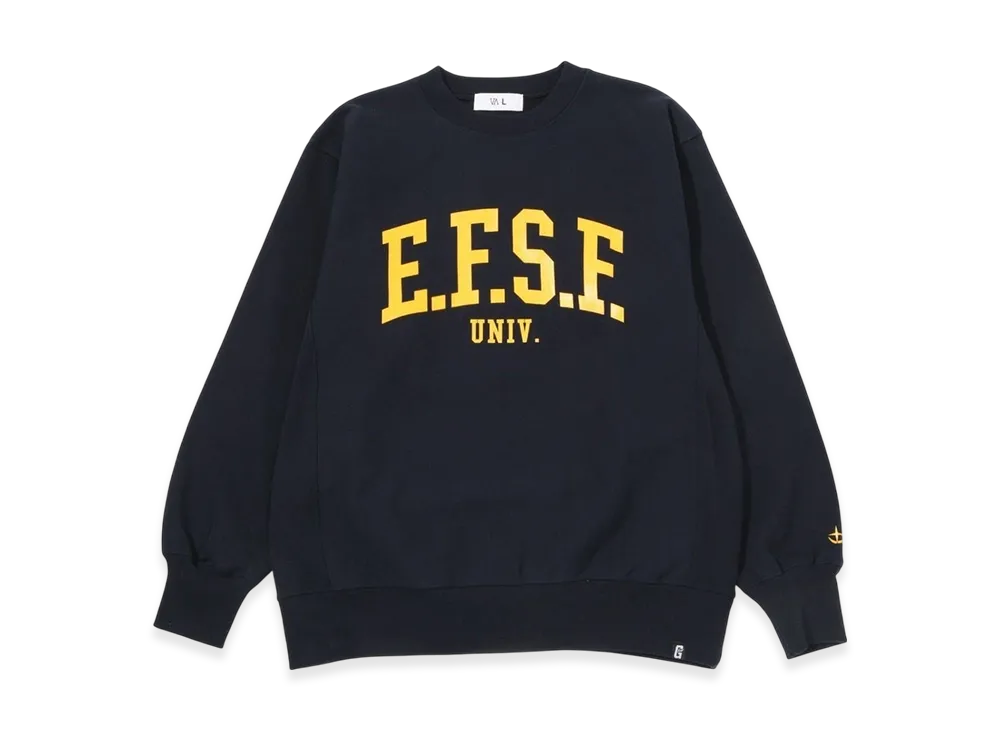 FRAGMENT GUNDAM Military Academy Crew Sweat 08 "Navy"