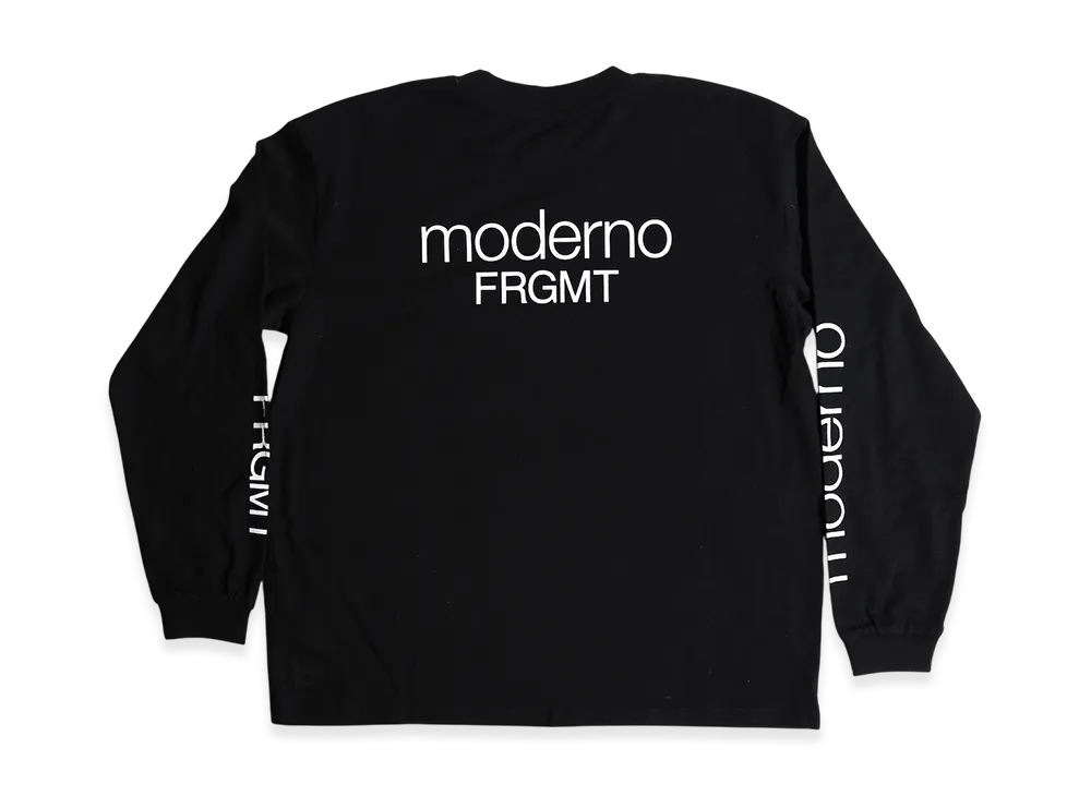FRAGMENT x moderno L/S T-Shirt "Black"
