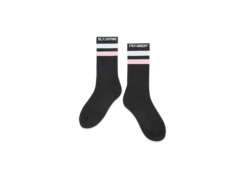 FRAGMENT x BLACKPINK Socks "Black"