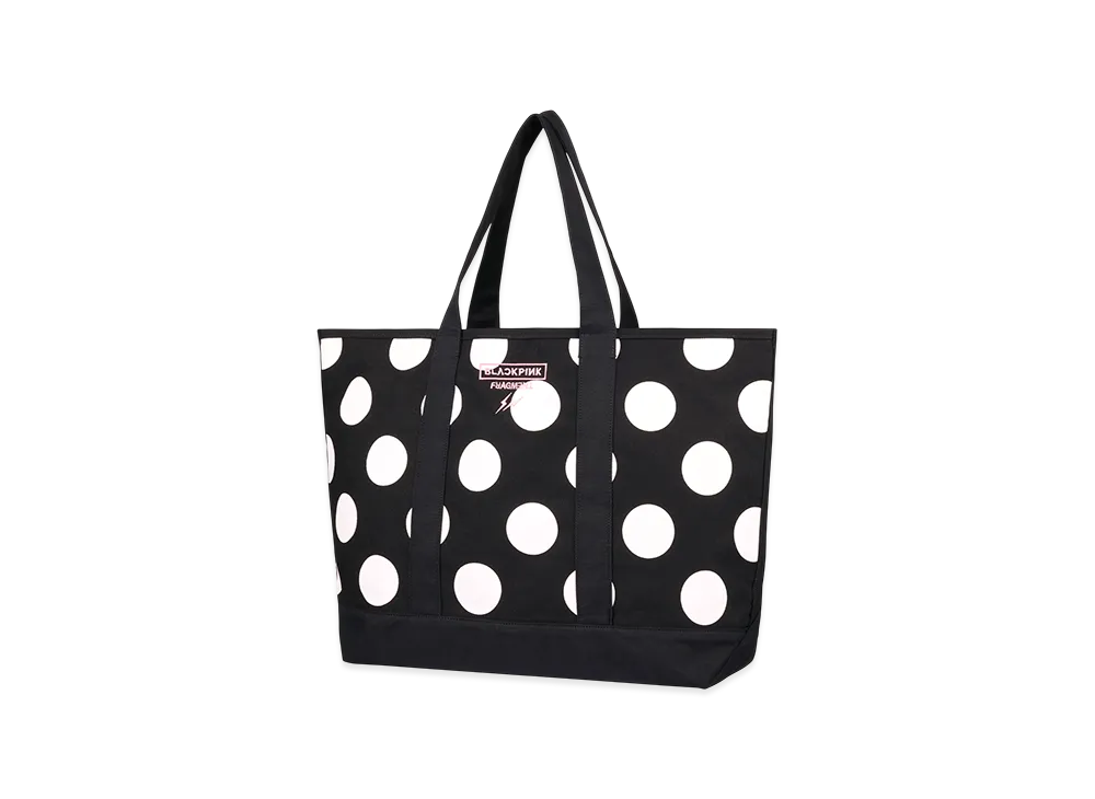 FRAGMENT x BLACKPINK Tote Bag Dot "Black"