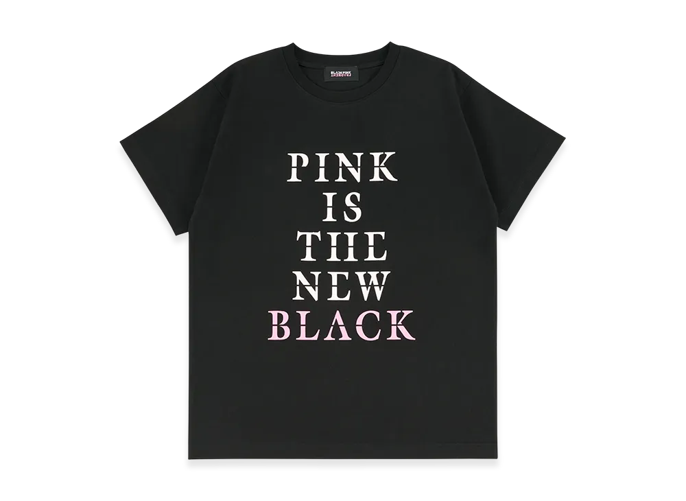 FRAGMENT x BLACKPINK T-shirt Pink is The New Black "Black"