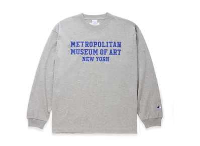 V.A. x The Metropolitan Museum of Art x Champion L/S Tee "Gray"
