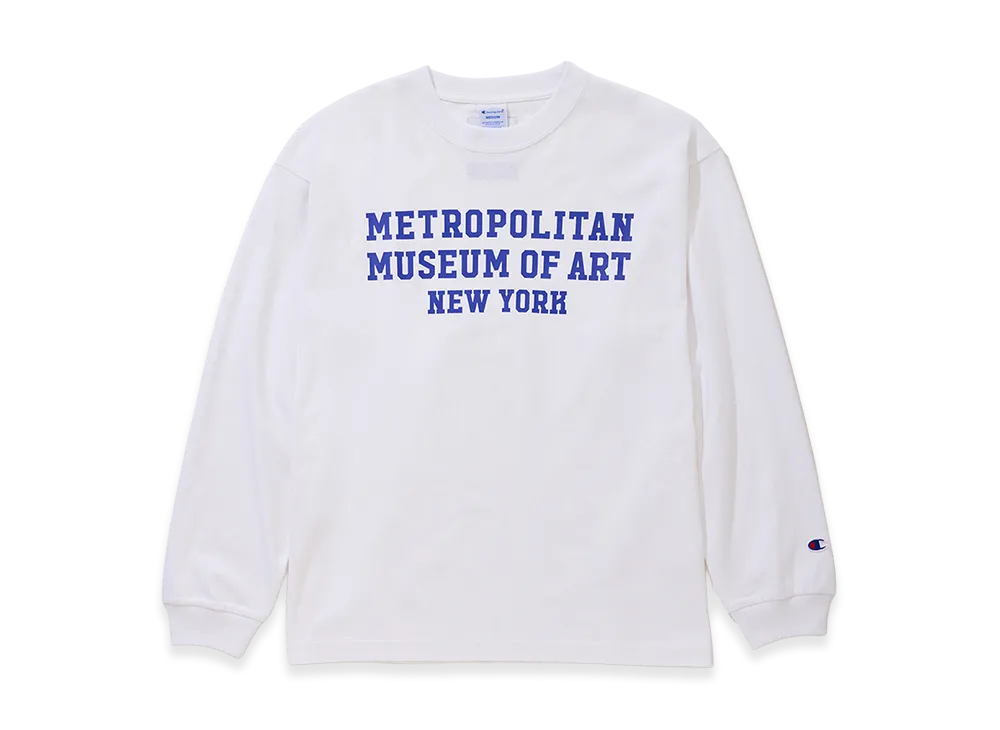 V.A. x The Metropolitan Museum of Art x Champion L/S Tee "White"
