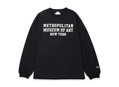 V.A. x The Metropolitan Museum of Art x Champion L/S Tee "Black"
