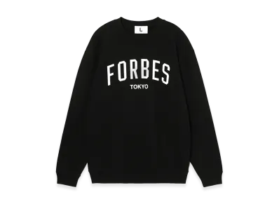 FRAGMENT x Forbes JAPAN College Sweat Shirt "Black"