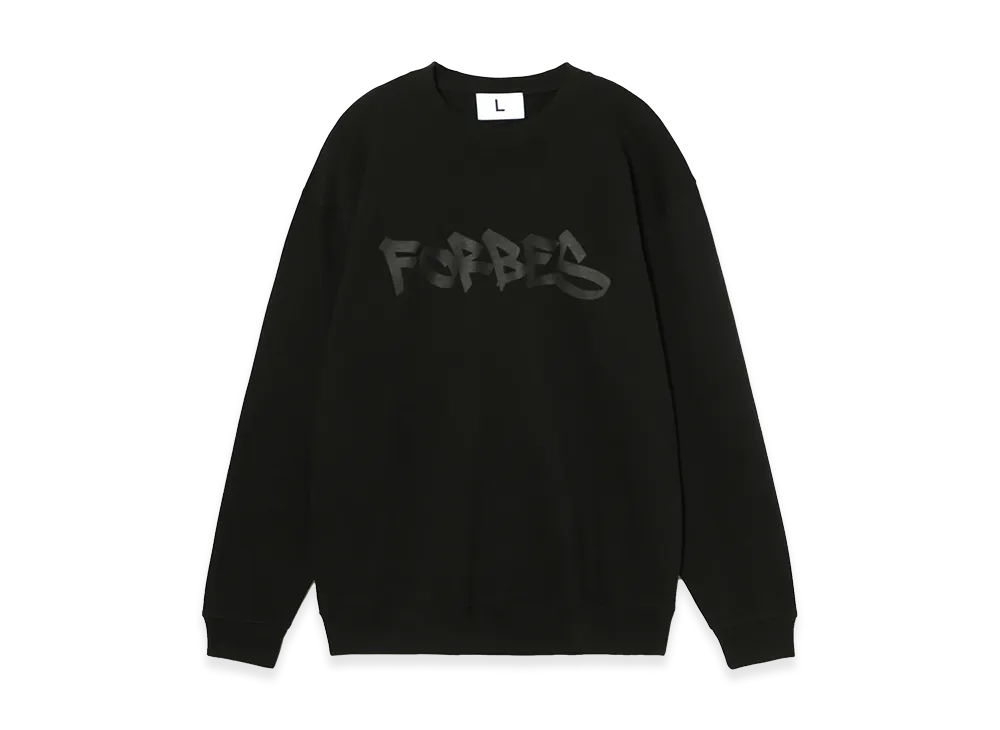 FRAGMENT x Forbes JAPAN Graffiti Sweat Shirt "Black"