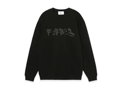 FRAGMENT x Forbes JAPAN Graffiti Sweat Shirt "Black"