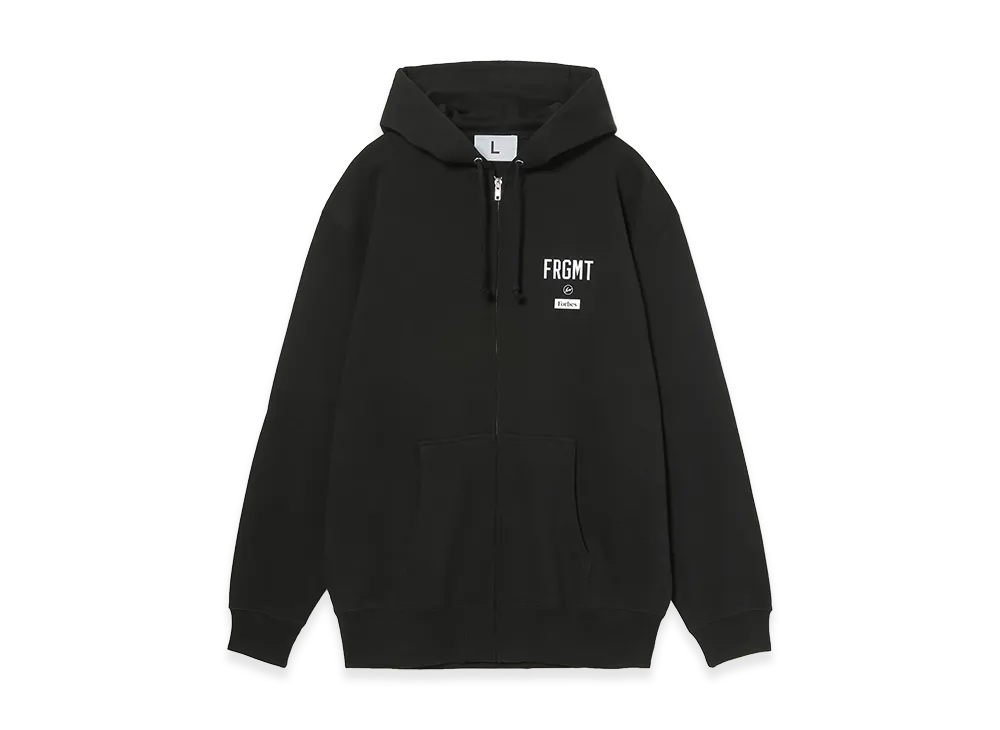 FRAGMENT x Forbes JAPAN Classic Zip Hoodie "Black"