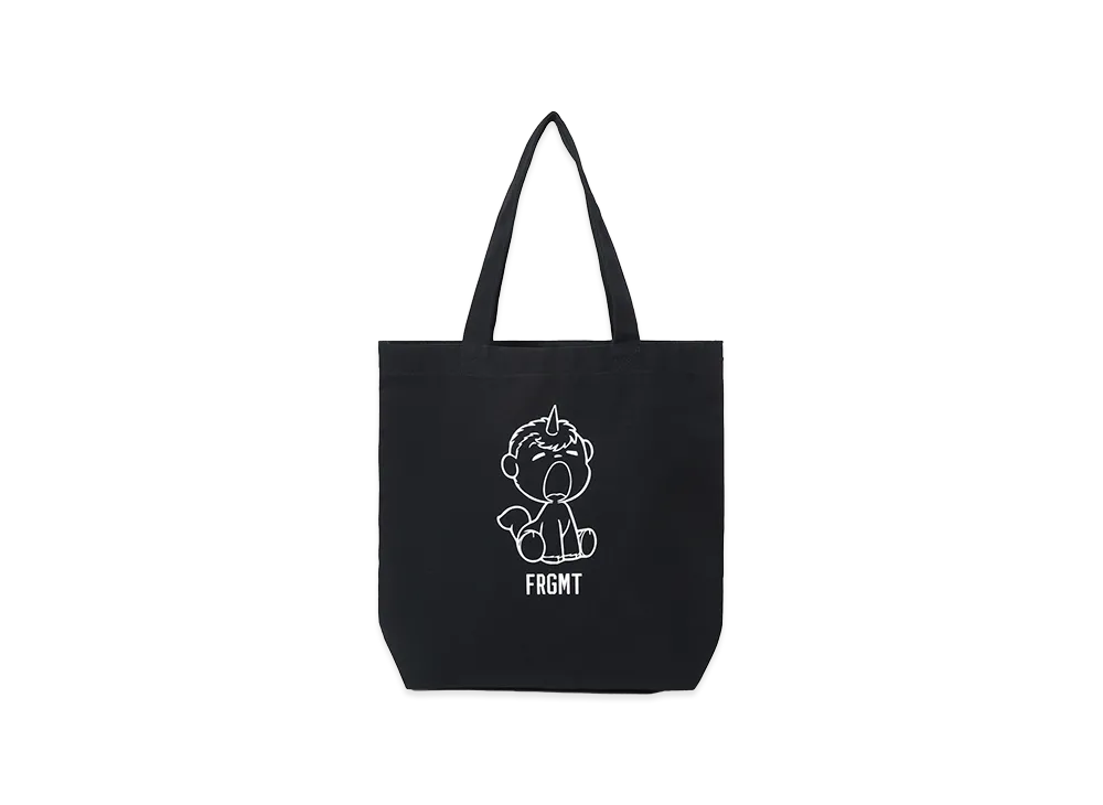 FRAGMENT x Forbes JAPAN Unico Tote Bag "Black"